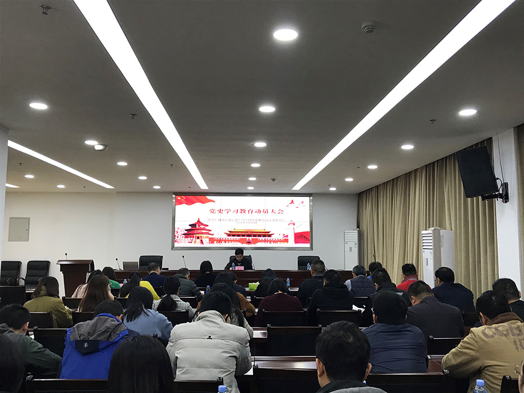 晟宁召开党史学习教育动员大会